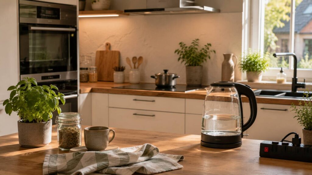 Energiezuinige keuken met natuurlijk daglicht en praktische energiebesparende gewoonten